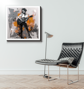 Elegance in Simplicity Minimalist Abstract Wrapped Canvas